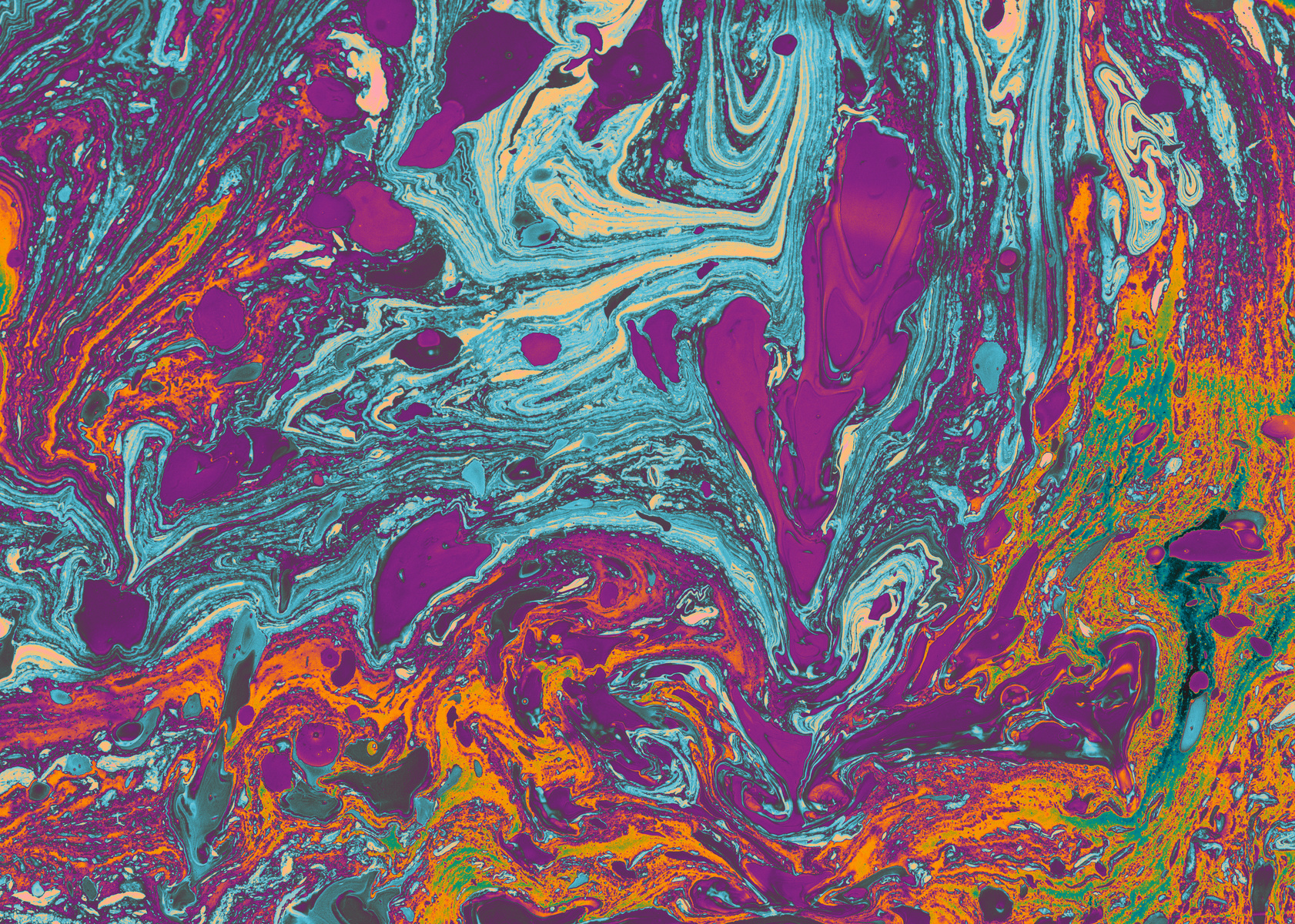 Abstract Marbling Art Patterns  as Colorful Background